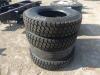 Lot of (3) Goodyear G622RSD 12R22.5 Pull Tires and (1) 11R22.5 Steer Tire