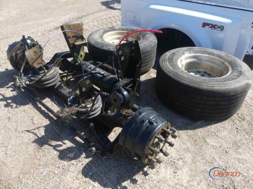 Pull Axle off Truck Tractor w/ Rims & Tires