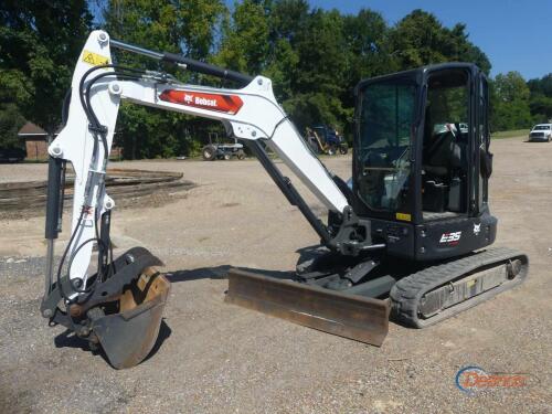 2022 Bobcat E35 Mini Excavator, s/n B4P312106 C/A, Heat, Diverter Valve, Hyd. Thumb, Blade, 832 hrs