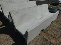 Precast 8' Open Ended J Bunk Feed Trough