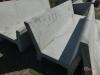 Precast 8' Open Ended J Bunk Feed Trough