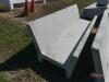 Precast 8' Open Ended J Bunk Feed Trough