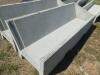 Precast 8' Open Ended J Bunk Feed Trough w/ One End Cap