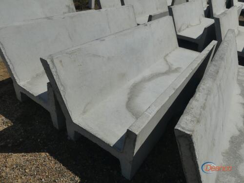 Precast 8' Open Ended J Bunk Feed Trough