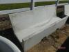 Precast 8' Open Ended J Bunk Feed Trough