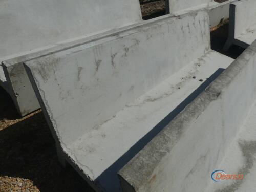 Precast 8' Open Ended J Bunk Feed Trough