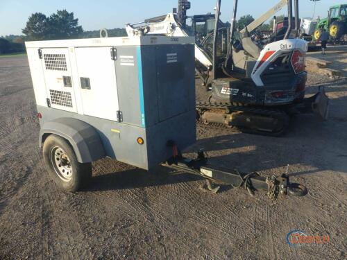 2019 Atlas Copco Portable Generator, s/n 4500G1116KR122531 (No Title): Model QA525, 120/240V, 20KW, 25KVA, Isuzu Diesel Eng., Meter Shows 8817 hrs