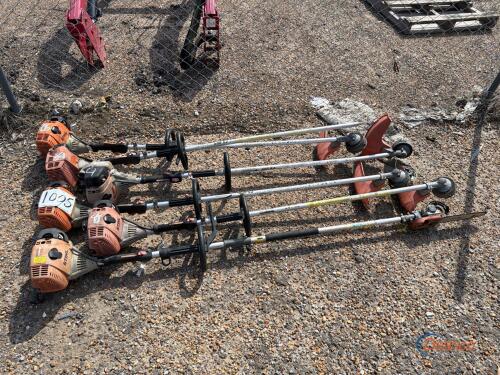 (6) Non-running Stihl Weed Trimmers