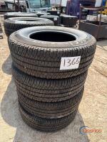 Set of (4) Michelin LT275/70R18 Tires
