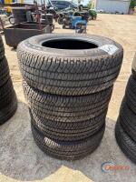 Set of (4) Michelin LT275/70R18 Tires