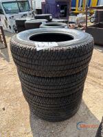 Set of (4) Michelin LT275/70R18 Tires