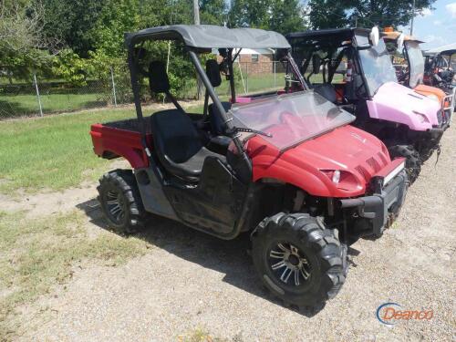 2008 Yamaha Rhino 4WD Utility Vehicle, s/n 5Y4AM16Y38A003466 (No Title - $5