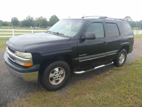 2003 Chevy Tahoe, s/n 1GNEC13Z43R180751 5.3L Gas Eng., Auto, 4-door, 3rd R
