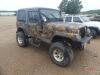 1990 Jeep Wrangler 4WD, s/n 2J4FH19E8LJ554963 2.5L Eng., 5-sp., Odometer S