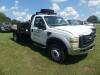 2008 Ford F550 Flatbed Truck, s/n 1FDAF56R78EE31449 Reg. Cab, Headache Rac