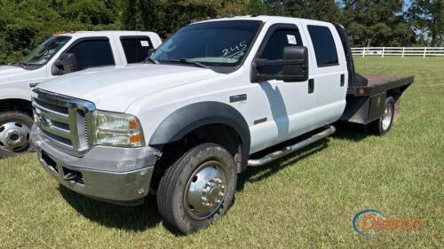 2006 Ford F450 XL Flatbed Truck, s/n 1FDXW46P56EA40591 (Title Delay) 4-doo