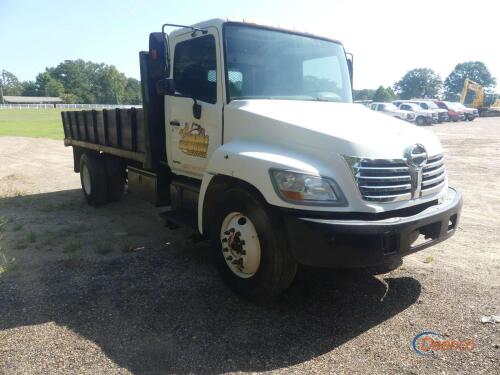 2007 Hino Flatbed Dump Truck, s/n 5PVNJ8JT472S50849 S/A, Hino Diesel Eng.,