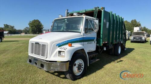 2003 Freightliner Garbage Truck, s/n 1FVABVAK03HL66086 S/A, Cat 3126 Eng.,