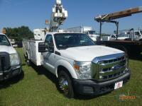 2015 Ford F350 Bucket Truck, s/n 1FDRF3G63FEC14750 Reg. Cab, 6.2L Gas Eng.