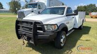 2014 Dodge Ram 5500 4WD Truck, s/n 3C7WRNBL4EG190539 Utility Bed, Crane, L