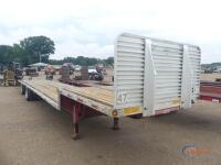 2007 Utility Step Deck Trailer, s/n 1UYFS25327A157604 T/A