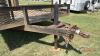 6x16 Trailer (No Title - Bill of Sale Only) T/A, 6FT Drop Down Ramp, Storag - 3