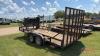 6x16 Trailer (No Title - Bill of Sale Only) T/A, 6FT Drop Down Ramp, Storag - 6