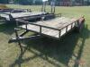 16FT Trailer (No Title - Bill of Sale Only) T/A, Pull Out Metal Ramps - 6