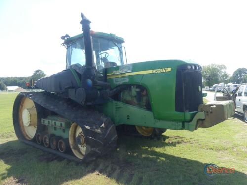John Deere 9520T Tractor, s/n RW9520T02022 Encl. Cab, 4 Hyd Remotes, Swing