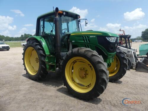2014 John Deere 6105M MFWD Tractor, s/n 1L06105MADH781066 C/A, Powerquad+,