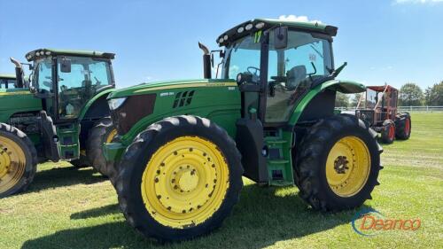 2015 John Deere 6155RH MFWD Tractor, s/n 1RW6155RLFR022500 High Crop. Encl