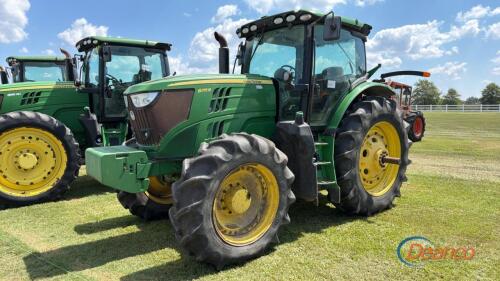2015 John Deere 6215R MFWD Tractor, s/n 1RW6215RKFD020869 Encl. Cab, 3PH,