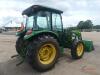 John Deere 5075E MFWD Tractor, s/n 1LV5075EHDY245327 Encl. Cab, JD 553 Loa - 2