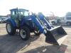 New Holland T4.75 Powerstar MFWD Tractor, s/n ZCAE05892 C/A, NH 655TL Load