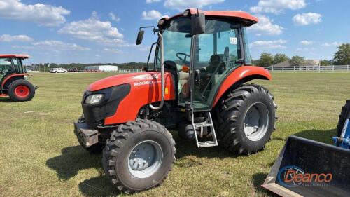 Kubota M6060 MFWD Tractor, s/n 75633 Encl. Cab, 3PH, PTO