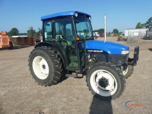 2002 New Holland TN65D MFWD Tractor, s/n 1271339 Encl. Cab, 3PH, PTO, 2 Hy