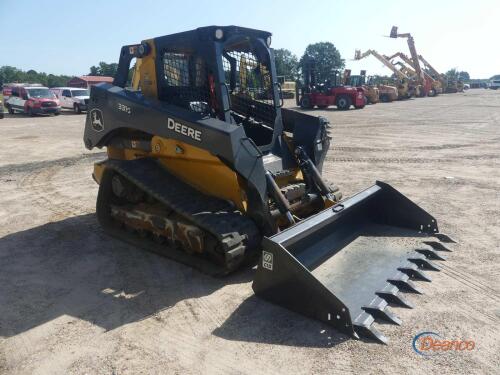 2024 John Deere 331G Skid Steer, s/n 1T0331GKCRF457915 Canopy, 84 IN Bkt. w/