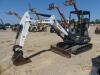 Bobcat E32i Mini Excavator, s/n B3Y111535 Canopy, Blade, Bkt., Meter Shows - 11