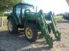 John Deere 6210 MFWD Tractor, s/n 302756L (Salvage) Cab, JD 640 Loader, No