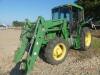 John Deere 6210 MFWD Tractor, s/n 302756L (Salvage) Cab, JD 640 Loader, No - 14