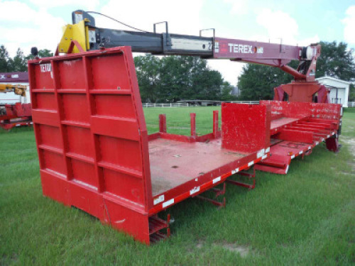 2012 Terex BT2047 Crane Bed, s/n 1T9S2047CCW140340: 10-ton, 3 SEC, 85lb Ball, Anti-two Block, Monitor, PTO Pump, Working when removed from Truck