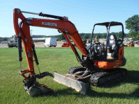 2018 Kubota KX040-4RIT Mini Excavator, s/n 31210: Hyd. Thumb, 6-way Blade, Meter Shows 938 hrs