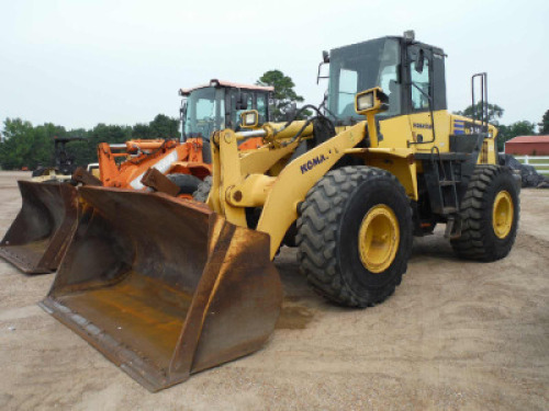 2004 Komatsu WA380-5L Rubber-tired Loader, s/n A52285: Meter Shows 12563 hrs