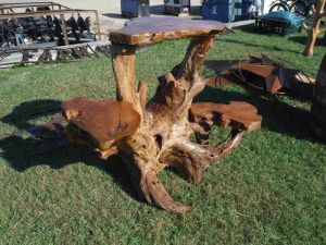 3-tier Teak Shelf