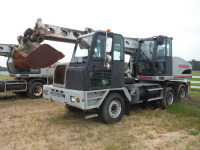 2005 Gradall XL4100 II Rubber-tired Excavator, s/n 0210017553: C/A, 9-sp., 60" Bkt., County Machine, Odometer Shows 32K mi., Meter Shows 4013 hrs