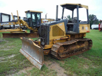 2005 John Deere 450J Dozer, s/n JX114906: Canopy, 6-way Blade, Meter Shows 1626 hrs