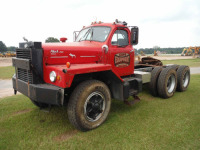 1967 Mack B83 Truck Tractor, s/n B833SX1236: Cummins 320hp Turbocharged Eng., Mack Quadraplex 5/4 Trans., New 12R14.5 Tires, Triple Frame, Has Title