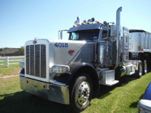 2015 Peterbilt 389 Truck Tractor, s/n 1XPXD49X7FD257344 (Title Delay): T/A, Cummins ISX 485 Eng., 18-sp., 12K Front, 40K Rears, Wet Kit, 36" Sleeper, Odometer Shows 538K mi.