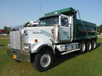 2006 Western Star 4900EX Tri-axle Dump Truck, s/n 5KJNABAV56PU77731: 18-sp., Hilbilt 16- Steel Bed, 531K mi.