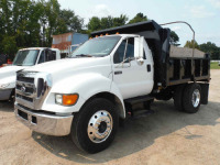 2005 Ford F650 Single-axle Dump Truck, s/n 3FRF65Y05V185707 (Title Delay): Diesel, Auto, Odometer Shows 53K mi.